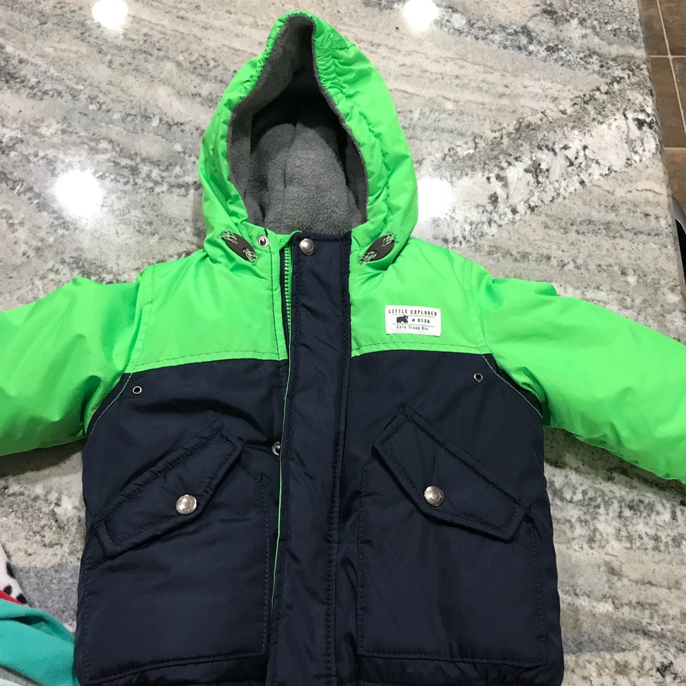 Winter jacket says 18m but runs a bit bigger IMO